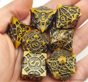 DND Metal Dice Set