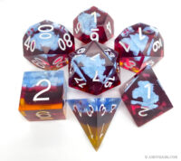 Sunset Cloud Dice Set