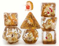 Hedgehog dice set