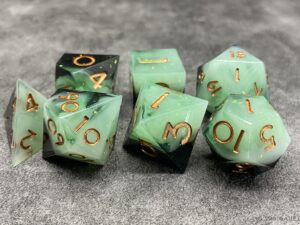 new resin dice set