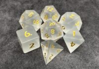 Selenite Gemstone Dice