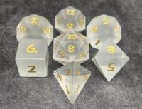 Selenite Gemstone Dice