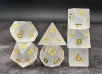 Selenite Gemstone Dice