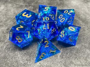 Custom Resin Dice set