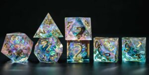 Holographic Foil Sharp Edge Dice