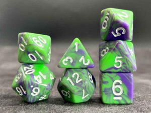 Venom-theme dice