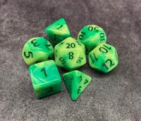 Imitation jade dice set