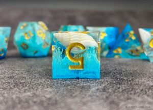 Conch theme Dice set