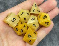 Topaz dice set