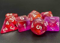 Galactic nebula dice set