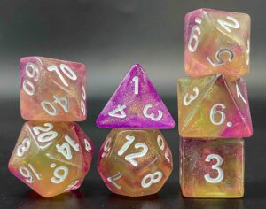 Galactic Nebula Dice Set 7