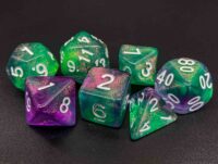 Galactic nebula dice set