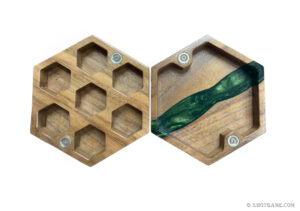 Stabilized Wood Dice Vault Dice Box