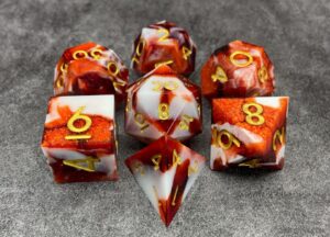 Two-color mixed dice set