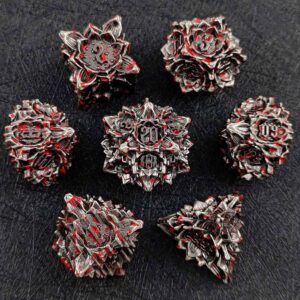 New Metal Dice Set - Sacred Lotus