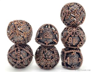 New Hollow Dice Set - Mayan Civilization