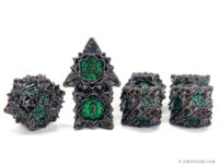 New Metal Dice Set - Sacred Lotus