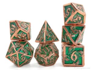 Eyes Metal Dice Set