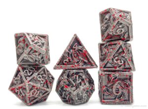 Eyes Metal Dice Set