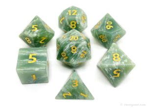 Seraphinite Dice Set