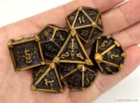 Skull Metal Dice Set