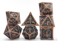 Skull Metal Dice Set