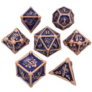 Skull Metal Dice Set