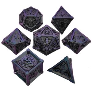 Skull Metal Dice Set