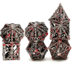 Skull hollow dice set