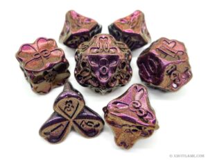 Trefoil dice set