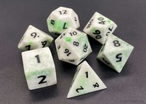 Xinjiang Jadeite Dice Set