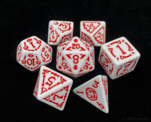 Halloween themed dice
